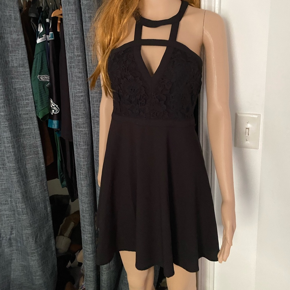 -Lulu’s Black Cocktail Dress~S